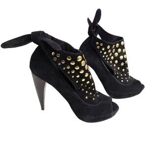 Steve Madden Revenu Studded Peeptoe Pumps 6
